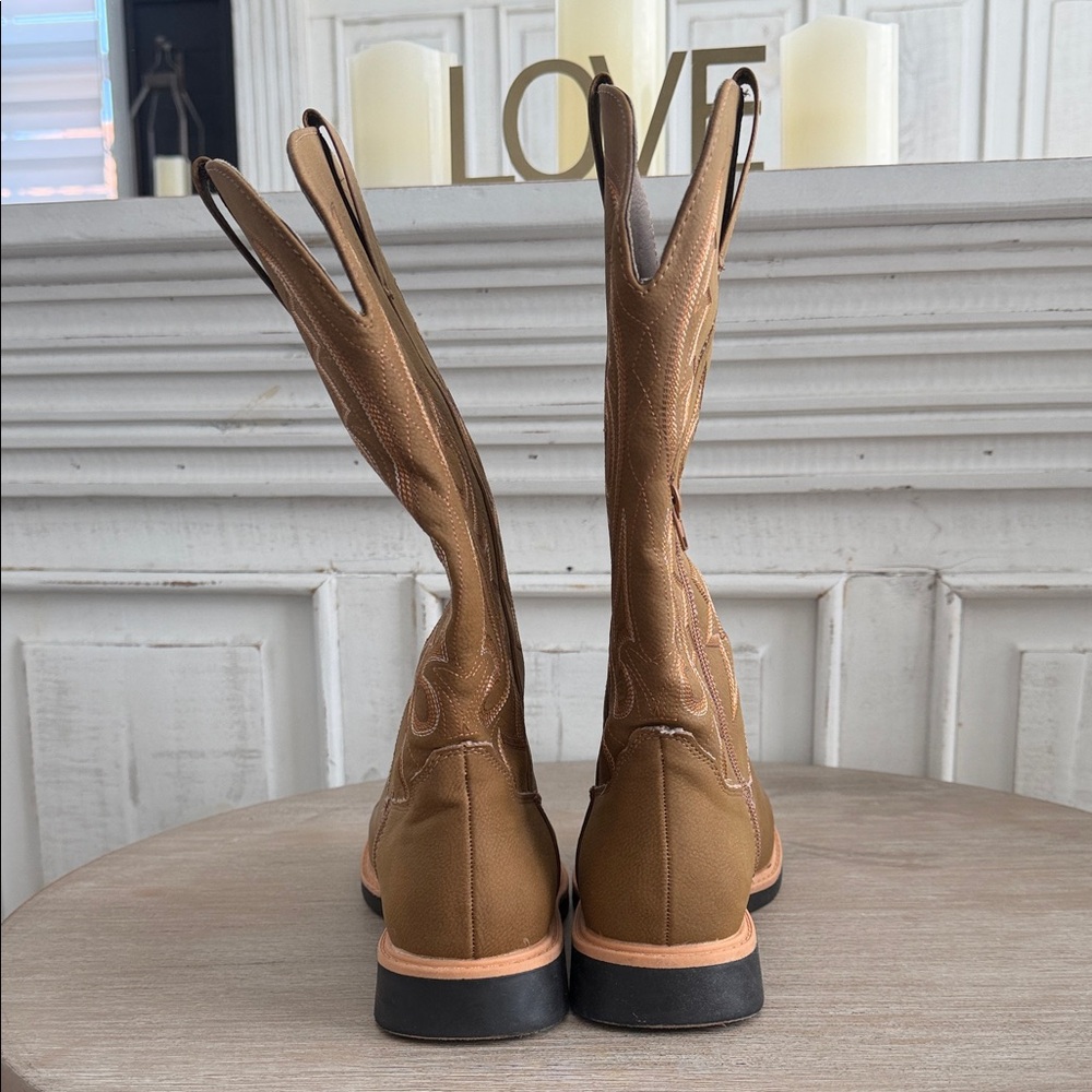 Brown Woman Western Cowboy Boots Sz 8 - Picture 8 of 8